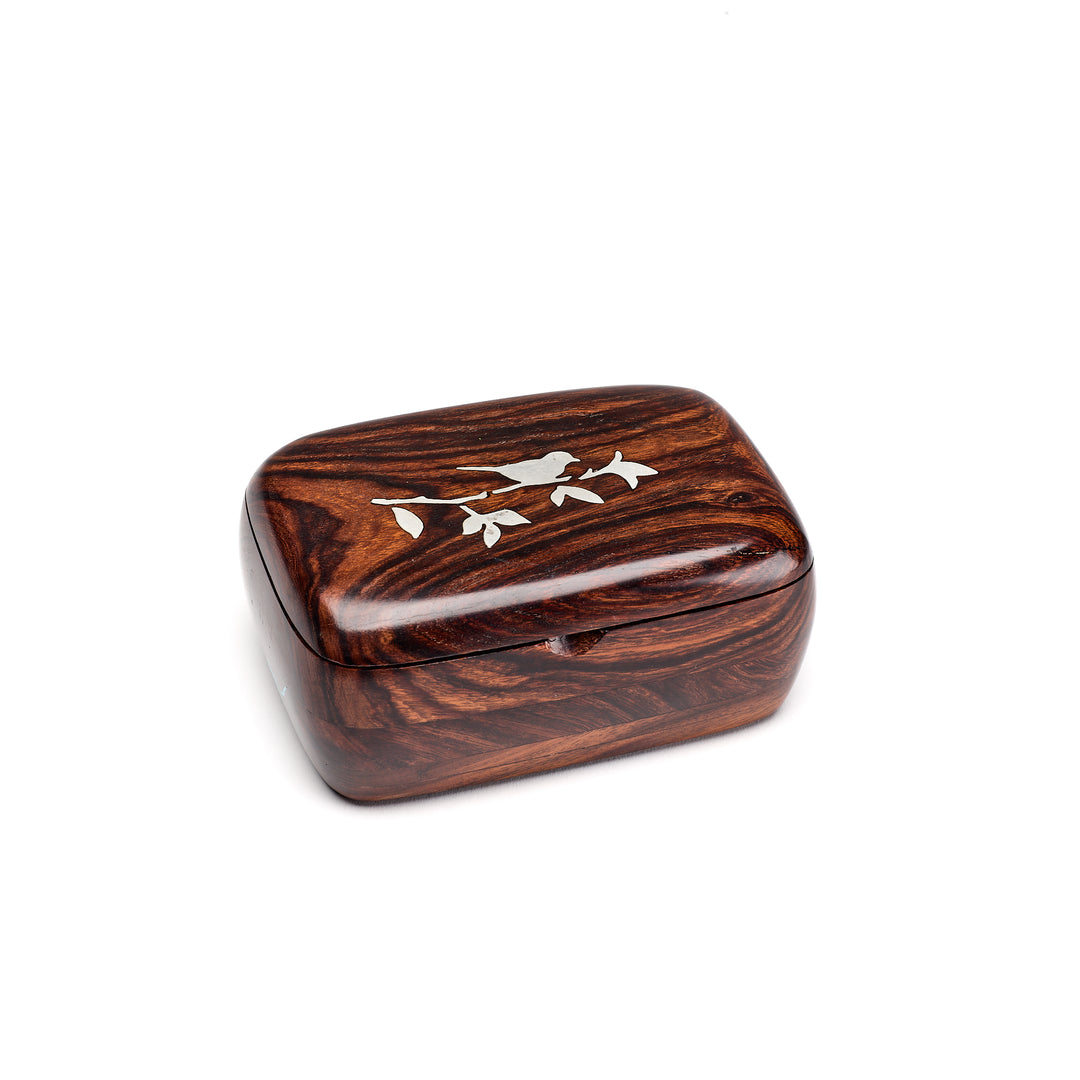 Silver Bird Ironwood Box