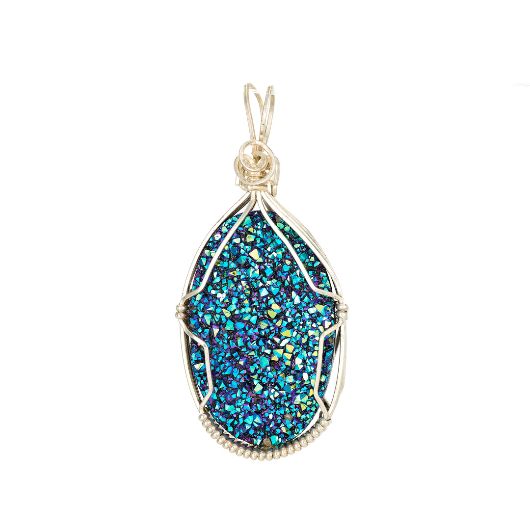Drusy Quartz Pendant