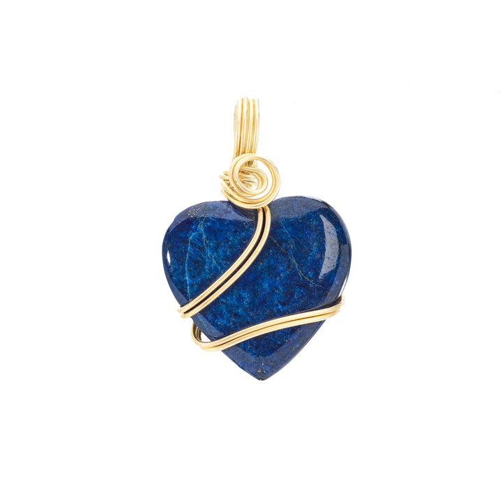 Lapis Heart Pendant