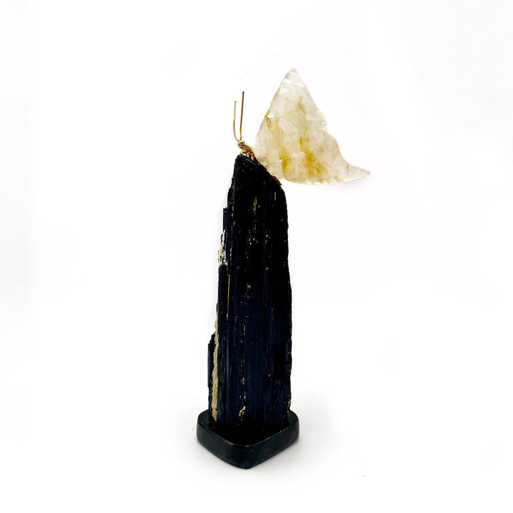 Butterfly Carving on Mineral