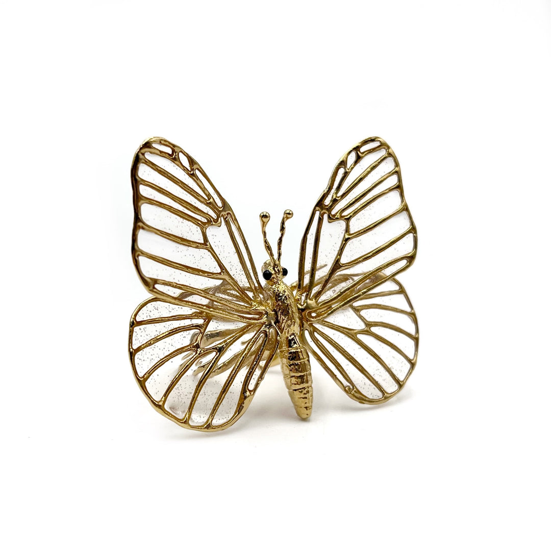 "Farfalla" Gold Ring, Medium