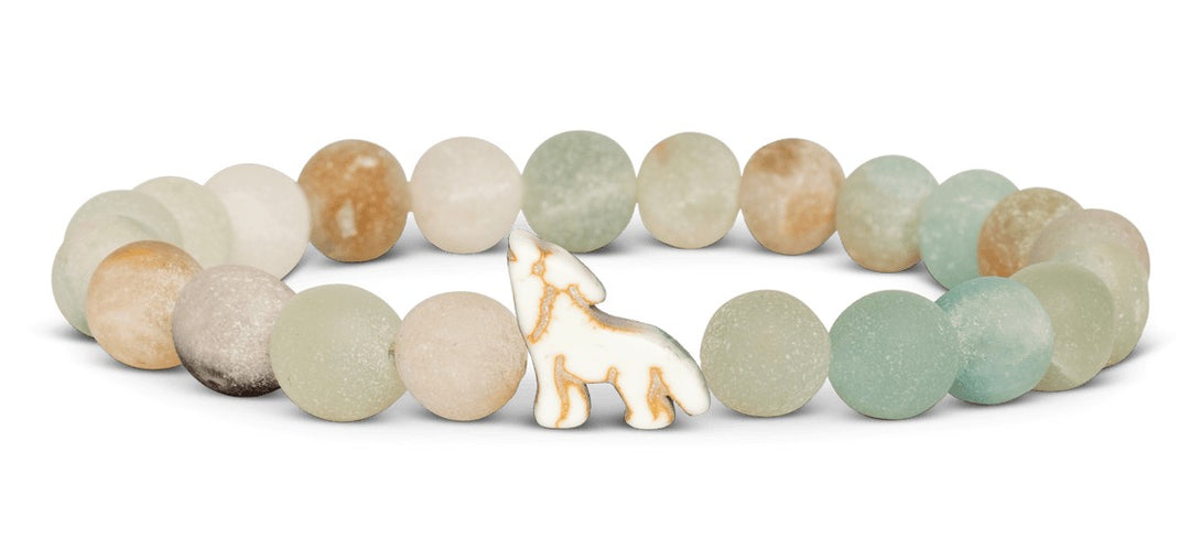 The Scout: Wolf Tracking Bracelet- Sky Stone