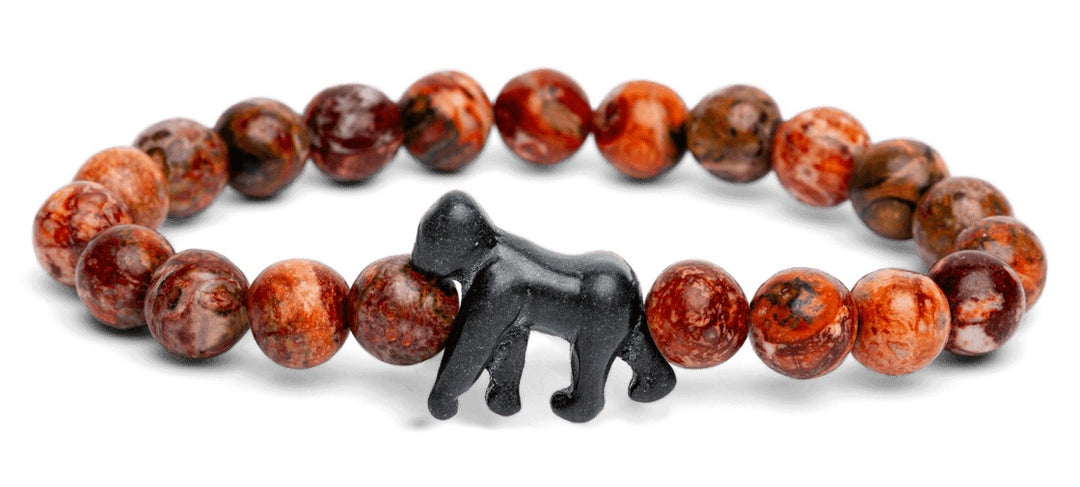 The Traverse: Gorilla Tracking Bracelet- Mountain Stone