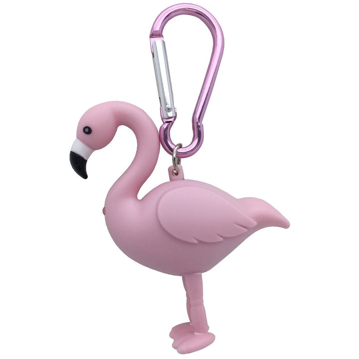Flamingo Light & Sound Keychain