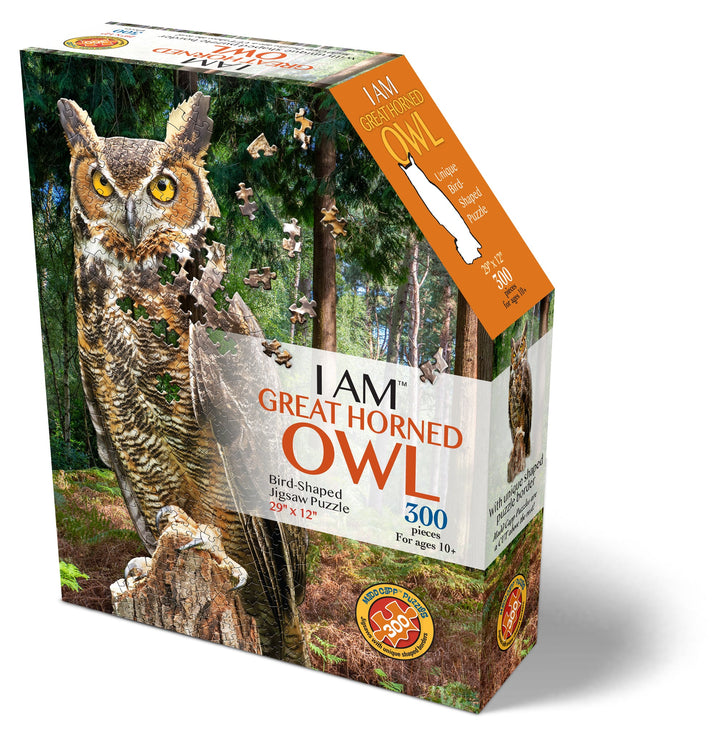 I Am Great Horned Owl, 300 Piece Puzzle