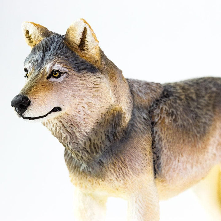 Gray Wolf Toy Figurine
