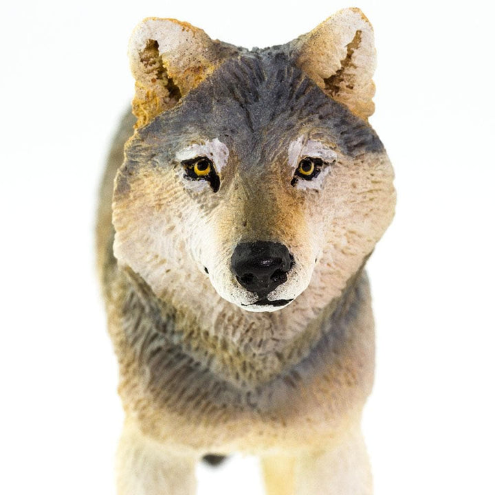 Gray Wolf Toy Figurine