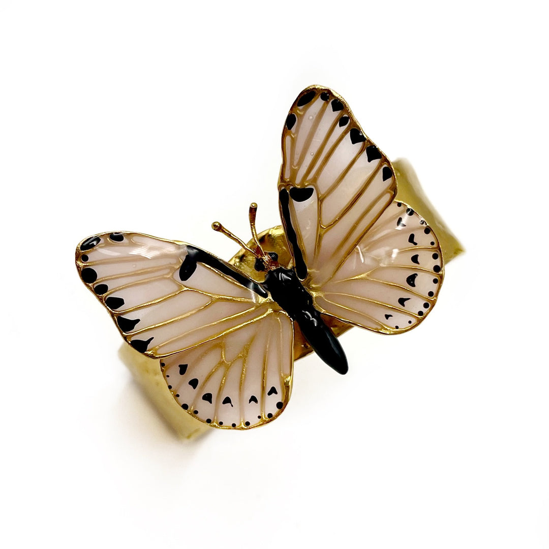 "Farfalla" Rosa Nero Bangle, Medium
