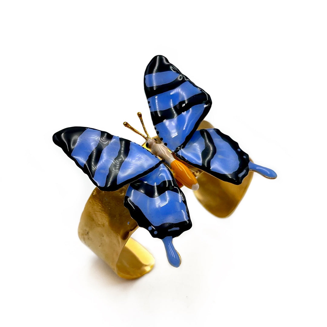 "Farfalla" Nera Azure Bangle, Medium