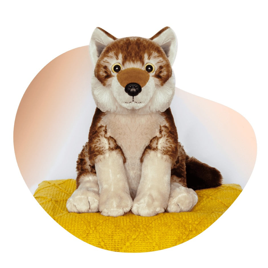 The Scout: Red Wolf Plush and Tracker – Houston Museum of Natural
