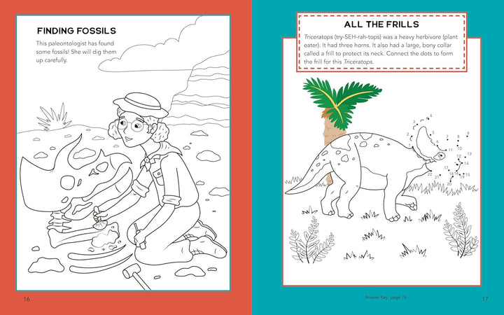 Dinosaur Activity Book for Kids