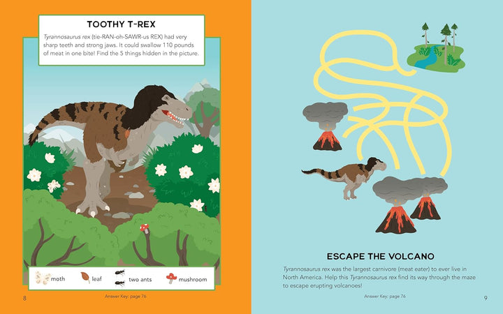 Dinosaur Activity Book for Kids