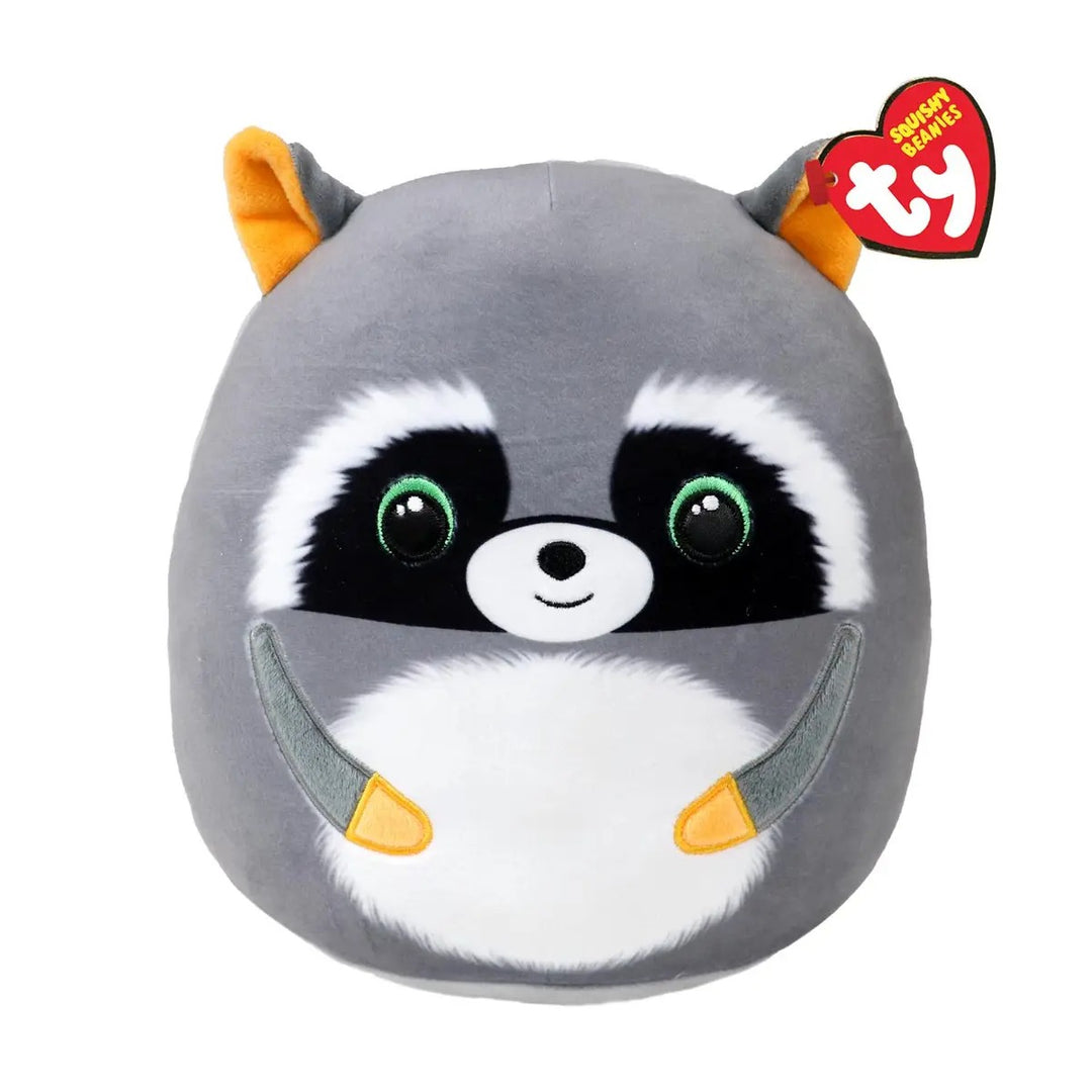 Sneaky the Raccoon Squishy Beanie Plush Toy