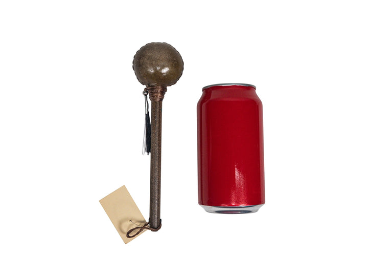 *FINAL SALE* Indigenous-Inspired Rattle, Petroglyph "Person"