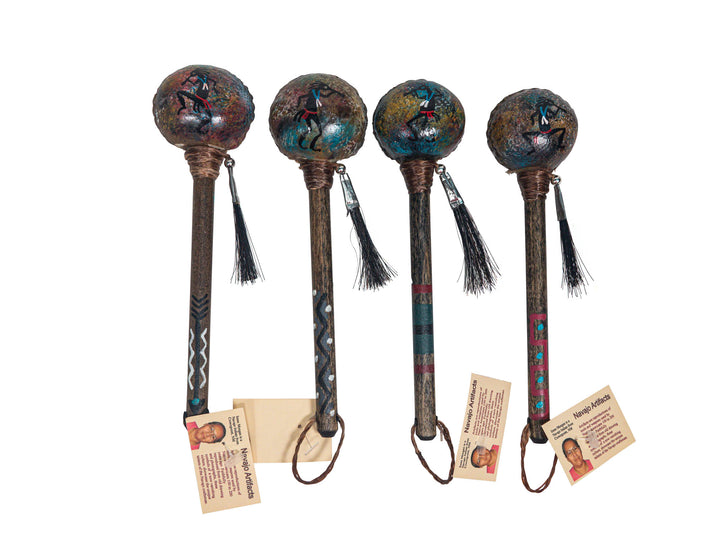 *FINAL SALE* Indigenous-Inspired Rattle, Petroglyph "Person"