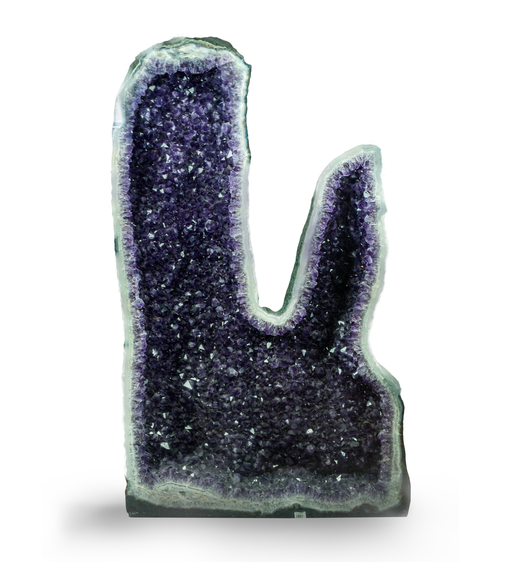 Mitten-Shaped Amethyst Geode