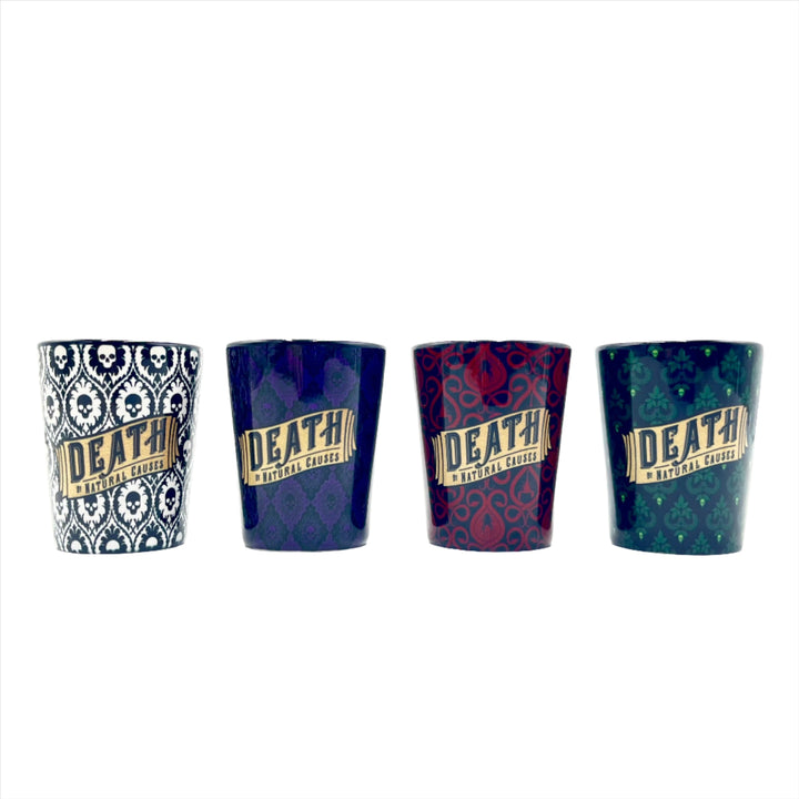 HMNS Death By Natural Causes Victorian Wallpaper Shot Glass