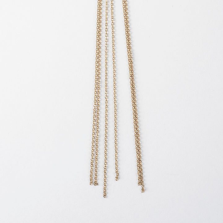 Rutile Quartz Tassel Necklace