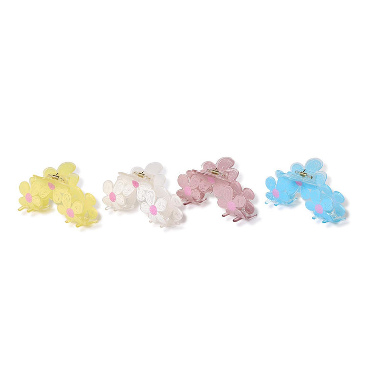 Sketch Flower Claw Clips