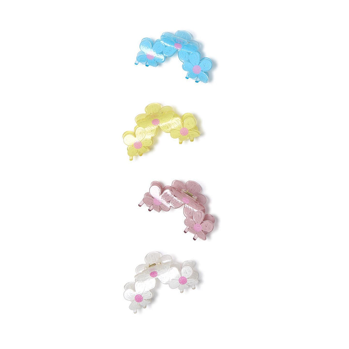 Sketch Flower Claw Clips