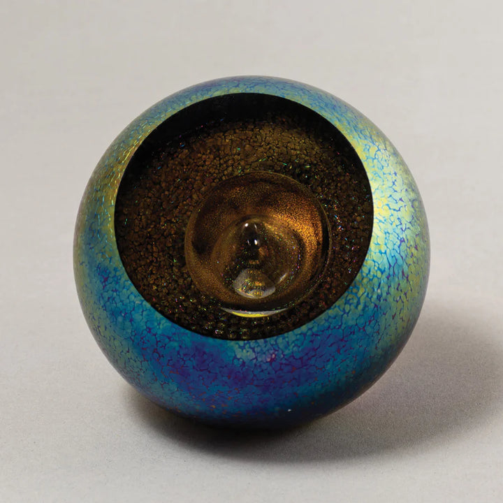 Universe Art Glass Paperweight