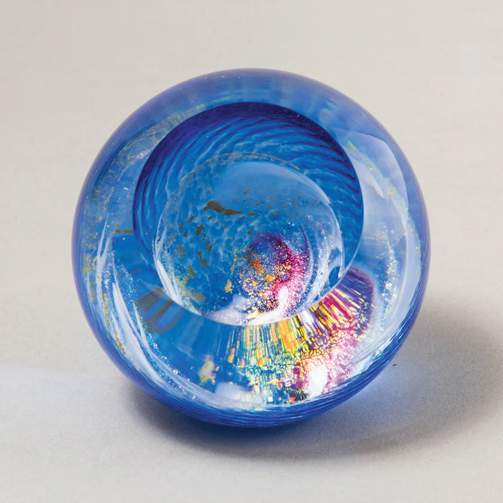 Milky Way Art Glass Paperweight