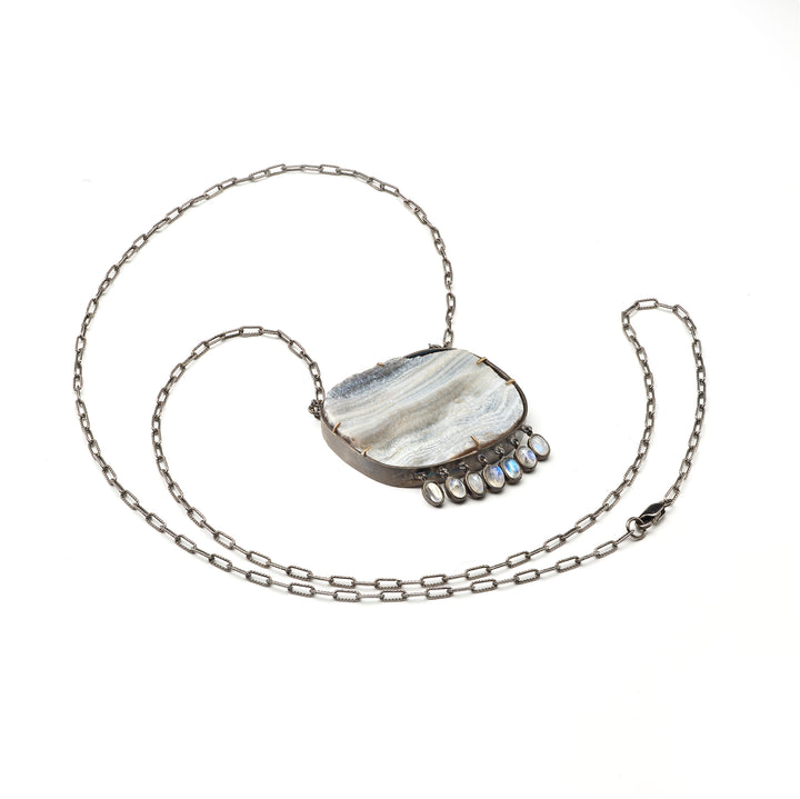 *FINAL SALE* Druzy & Labradorite Necklace