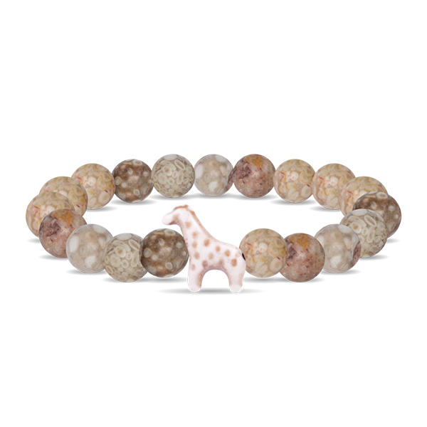 The Trek: Giraffe Moon Stone Bracelet and Tracker
