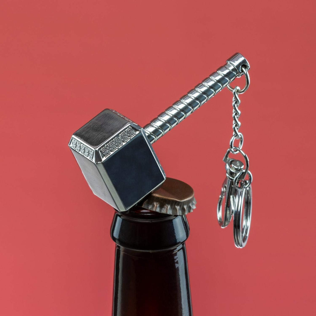 Thors Hammer Bottle Opener Keychain