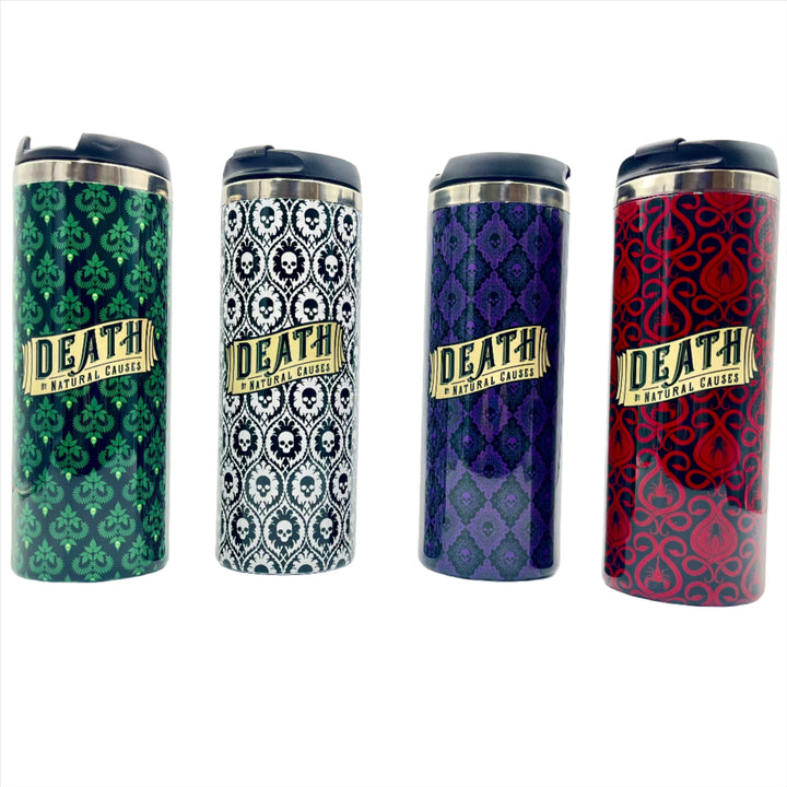 HMNS Death By Natural Causes Stainless Steel Tumbler, 14oz