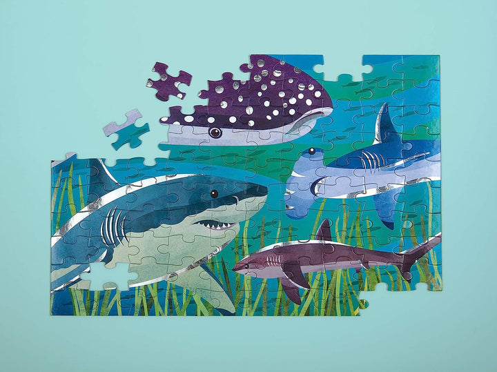 Sharks Foil 100pc Puzzle