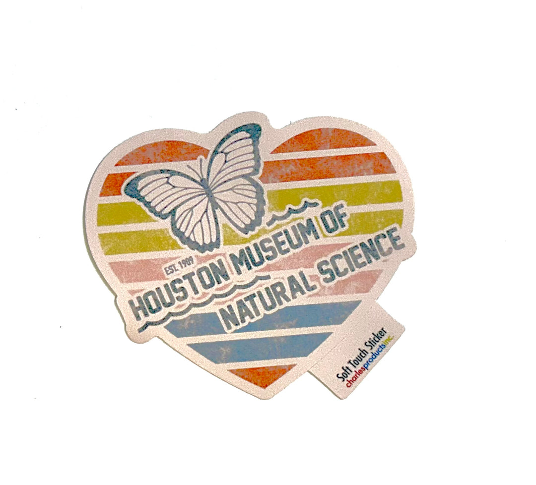 HMNS Butterfly & Heart Sticker