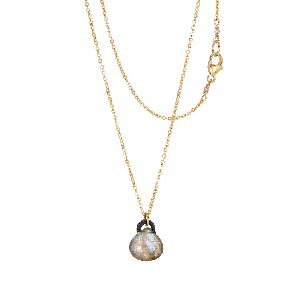 Labradorite with Cord Necklace