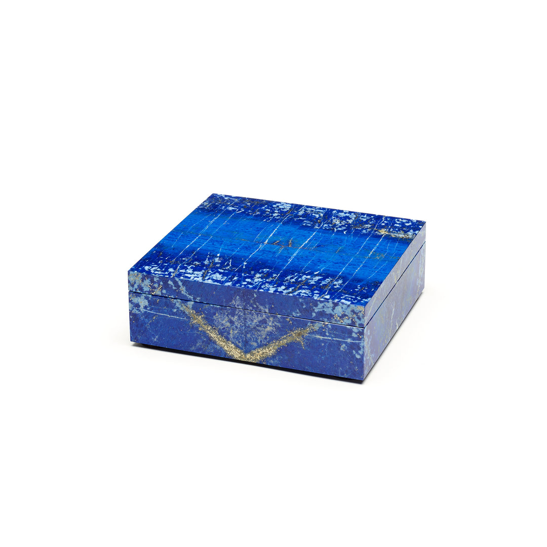 Lapis Lazuli Box with Spanish Cedar Presentation Box