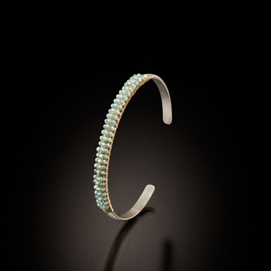Blue Tourmaline Cuff