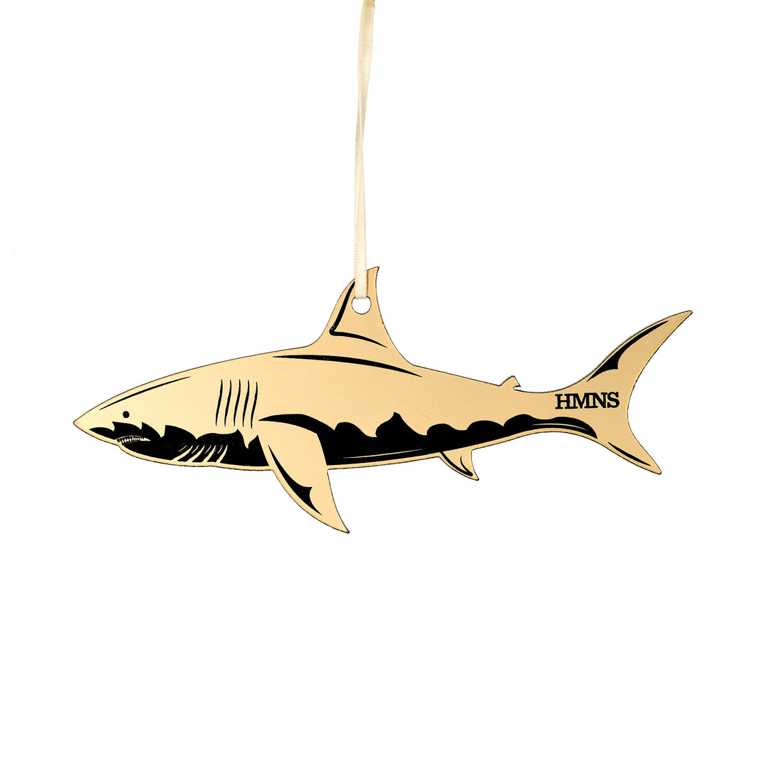 HMNS Sharks Gold Ornament