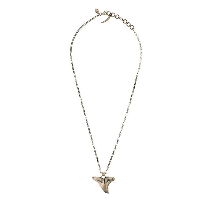 Silver Snaggle Tooth Tiger Necklace