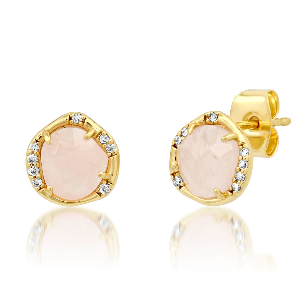 Mint Organic Post Earrings