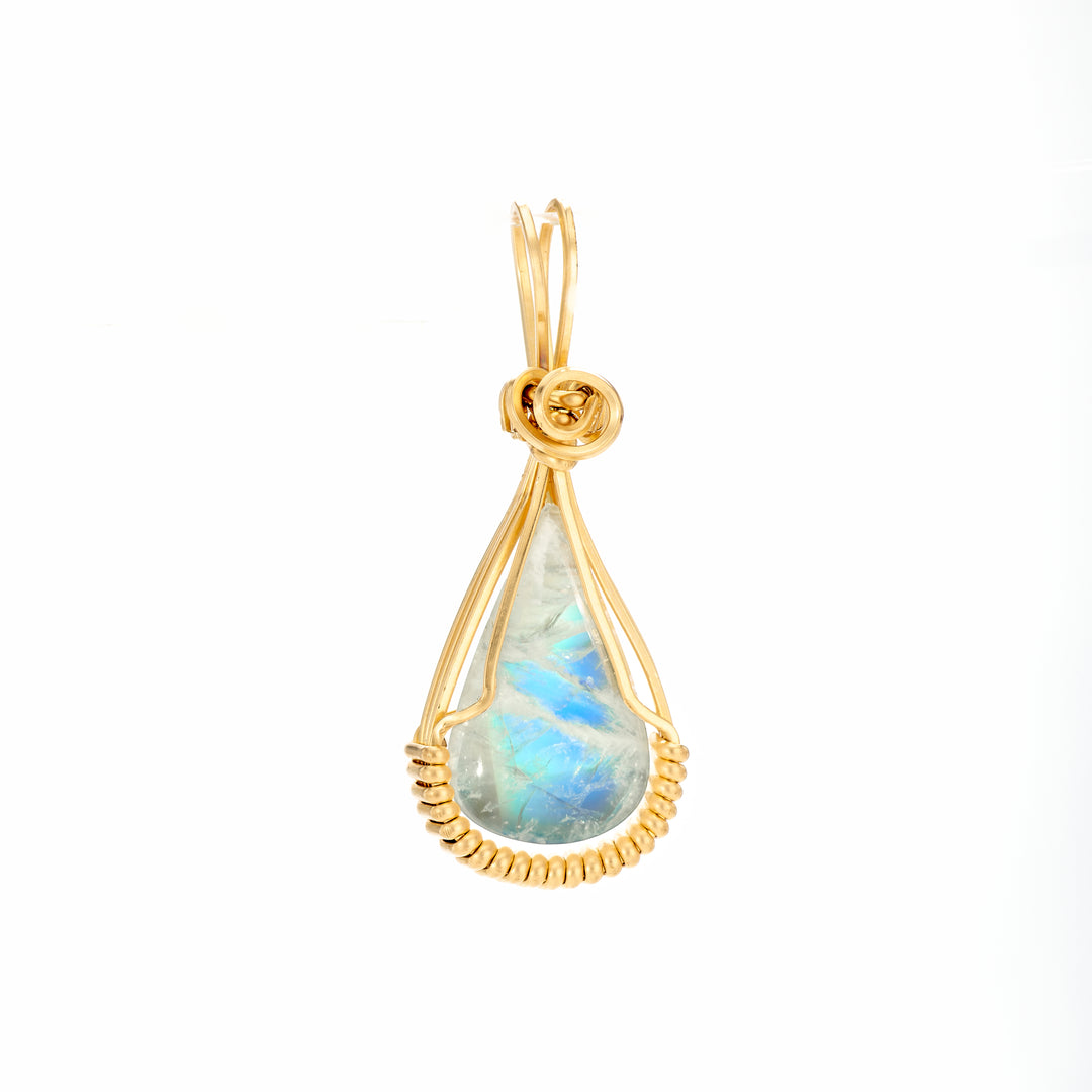 Herkimer Moonstone Pendant