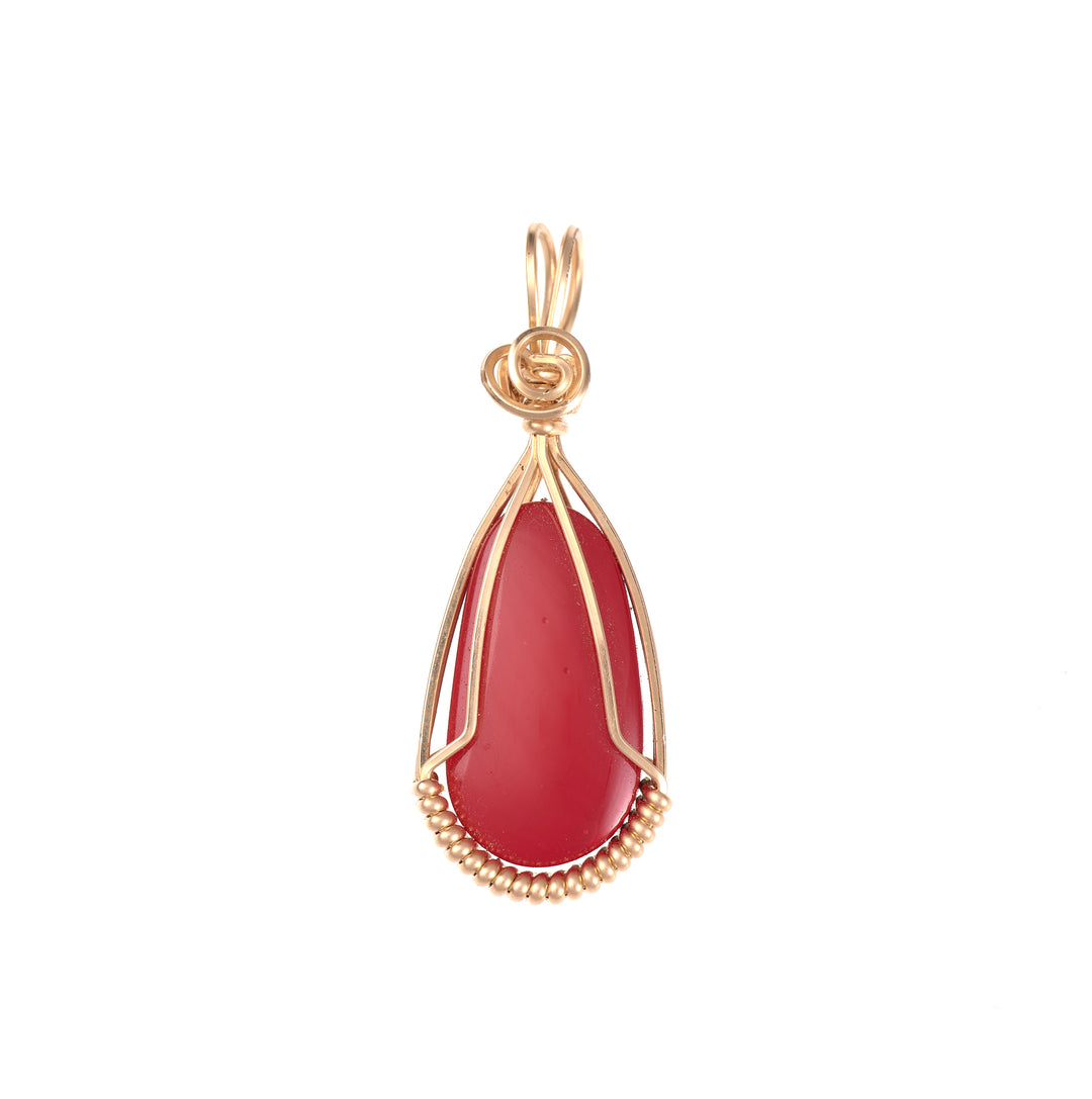 Rosarita Gold Slag Pendant