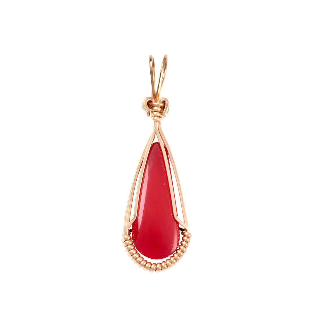 Rosarita Gold Slag Pendant