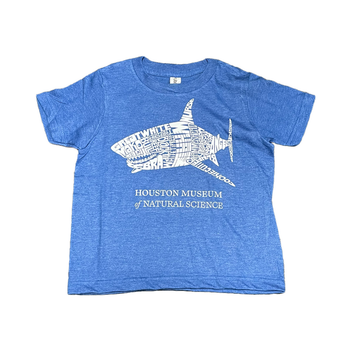 HMNS Royal Blue Shark Name Youth T-Shirt