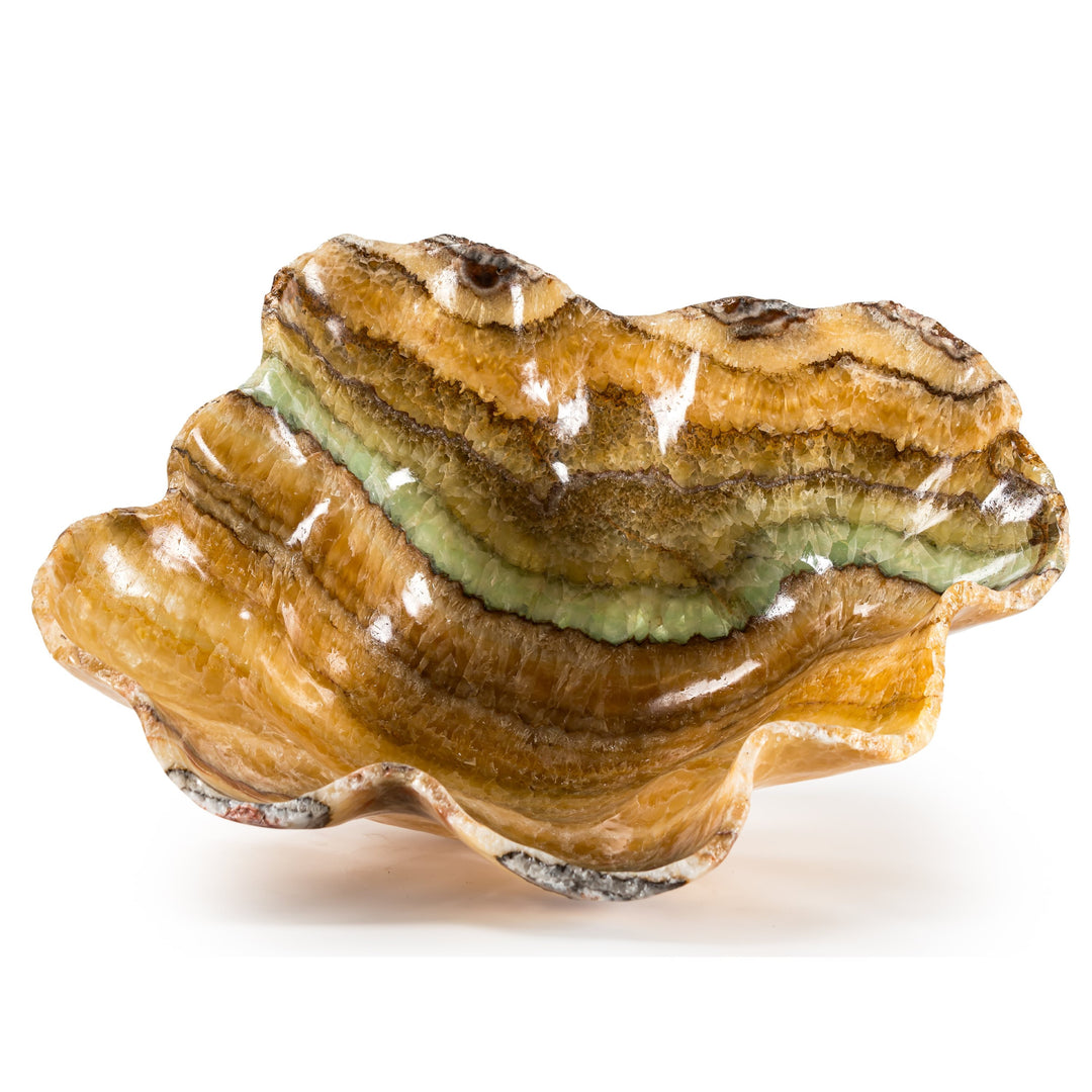 Serpentine Carved Bowl