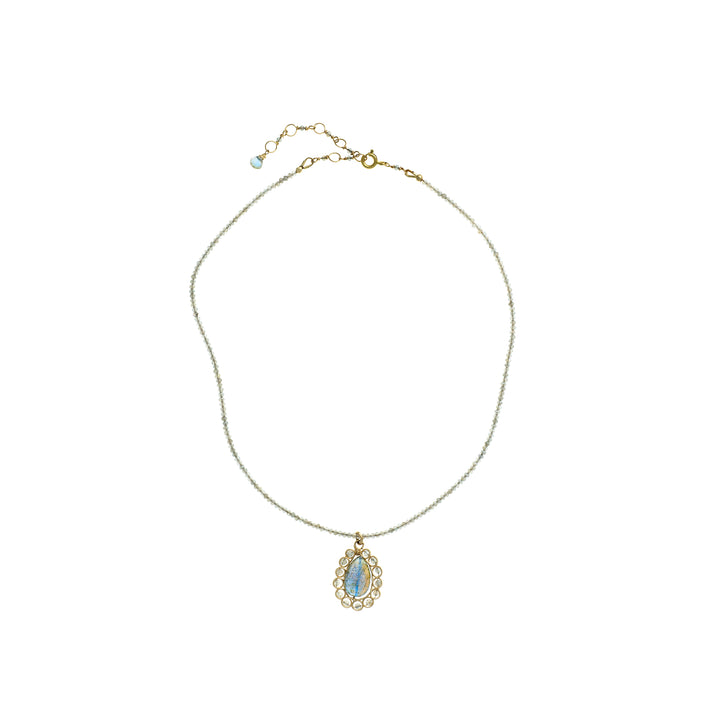 Labradorite beads and Pendant