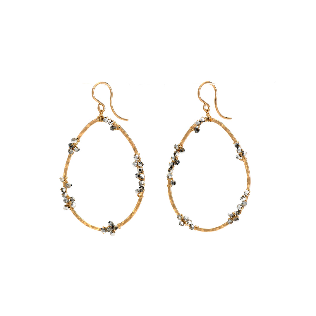 Crystal Hoop Earrings