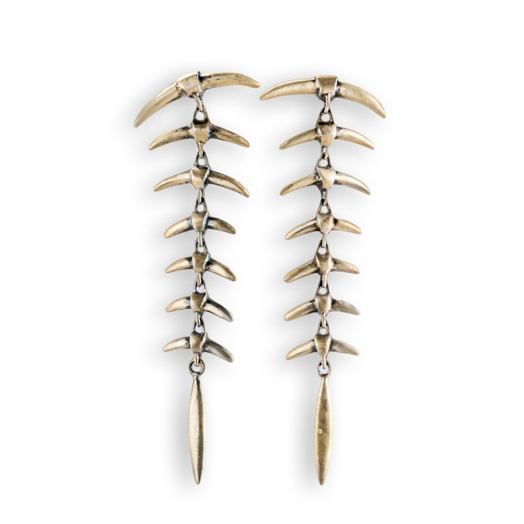 Silver Lunar 8 Part Wire Earrings