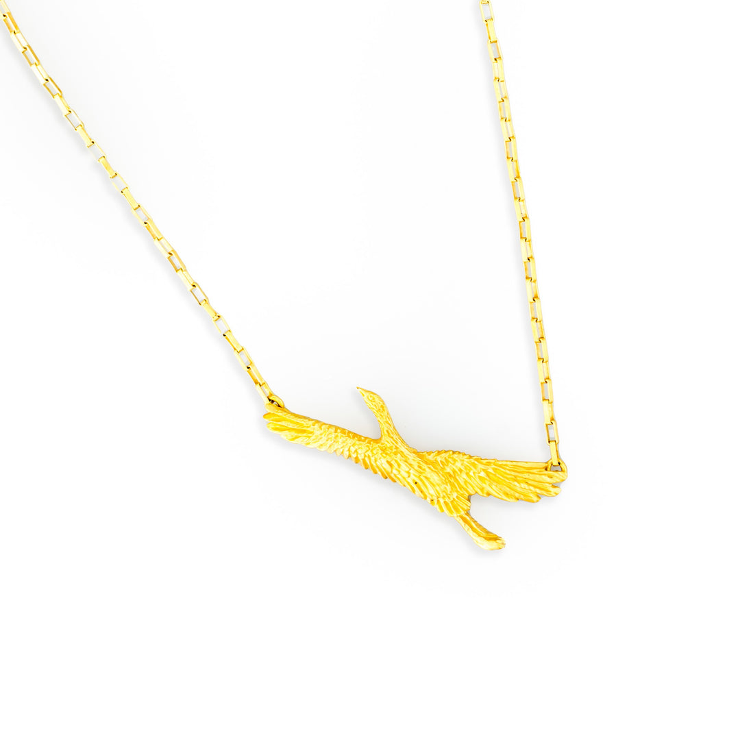 Small Crane Necklace