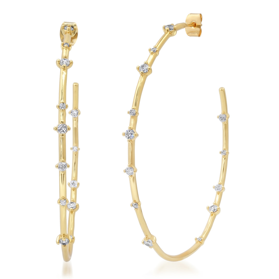 XL Gold Hoops