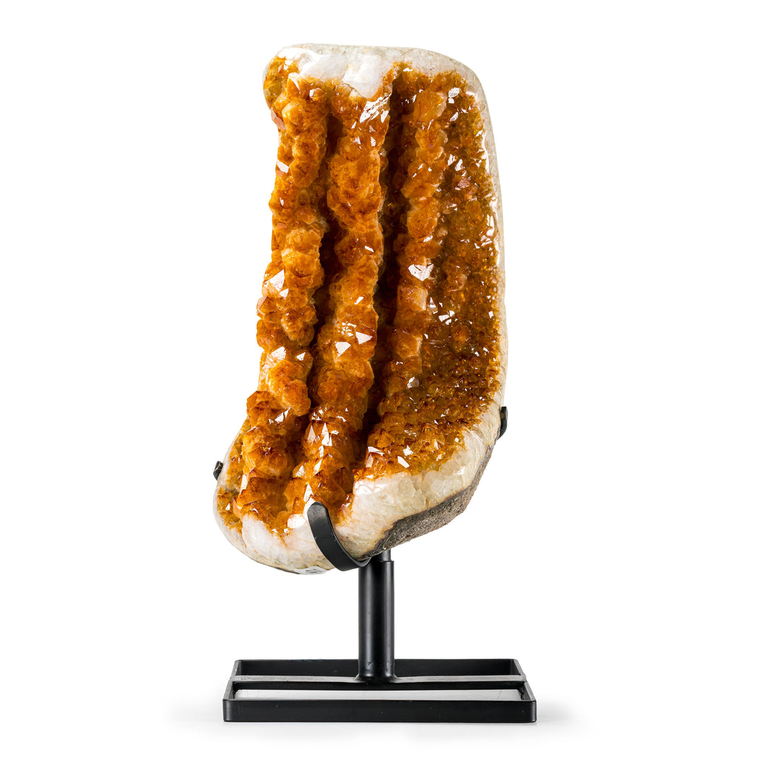 Citrine Cluster on Stand