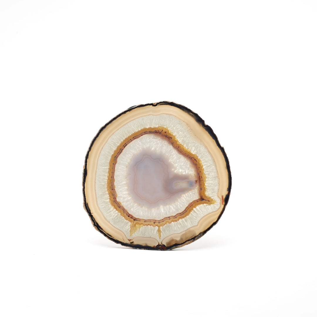 Vanilla & Caramel Agate Slice